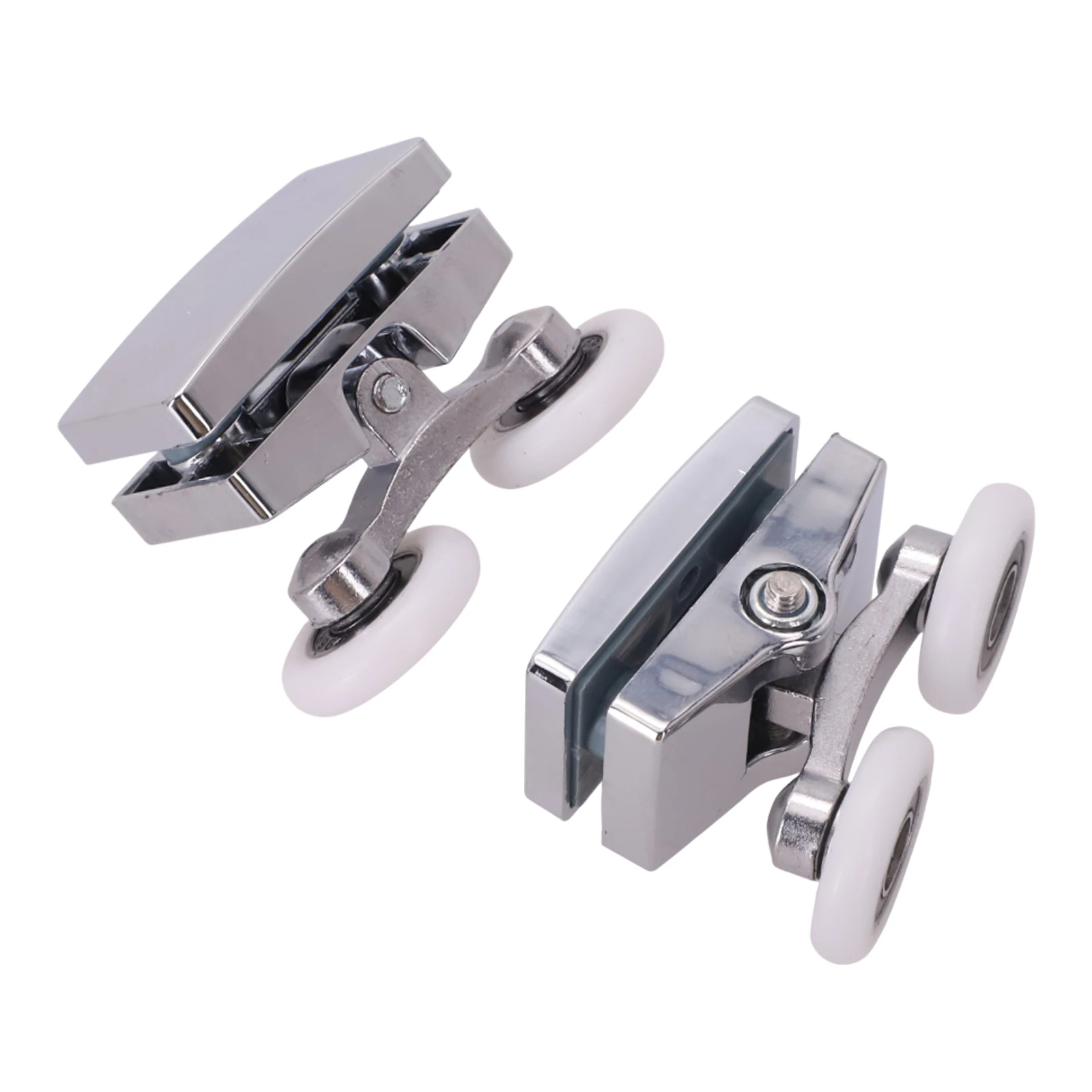 

Chrome Roller Replacement ABS Shower Door Accessory Shower Screen Rollers Comprehensive Replacement Set Easy Installation