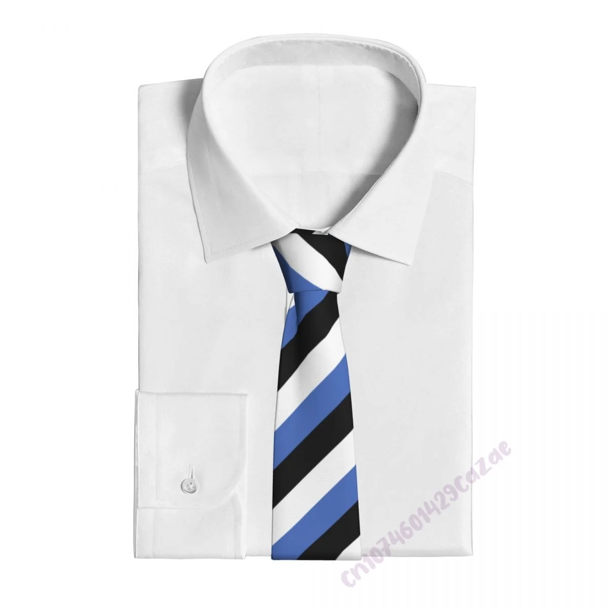 Estonia Flag Neck Ties For Men Women Casual Plaid Tie Suits Slim Wedding Party Necktie Gravatas For Gift Proud