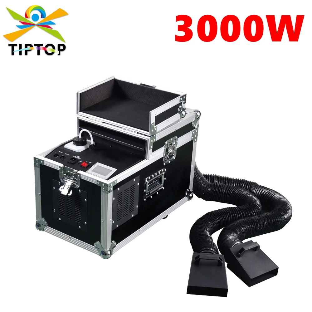 TIPTOP 3000W Compacted 3000W Stage Effect Water Fog Jet Machine DMX512 Remote Manual Control LED Display CN EN Language TP-T65