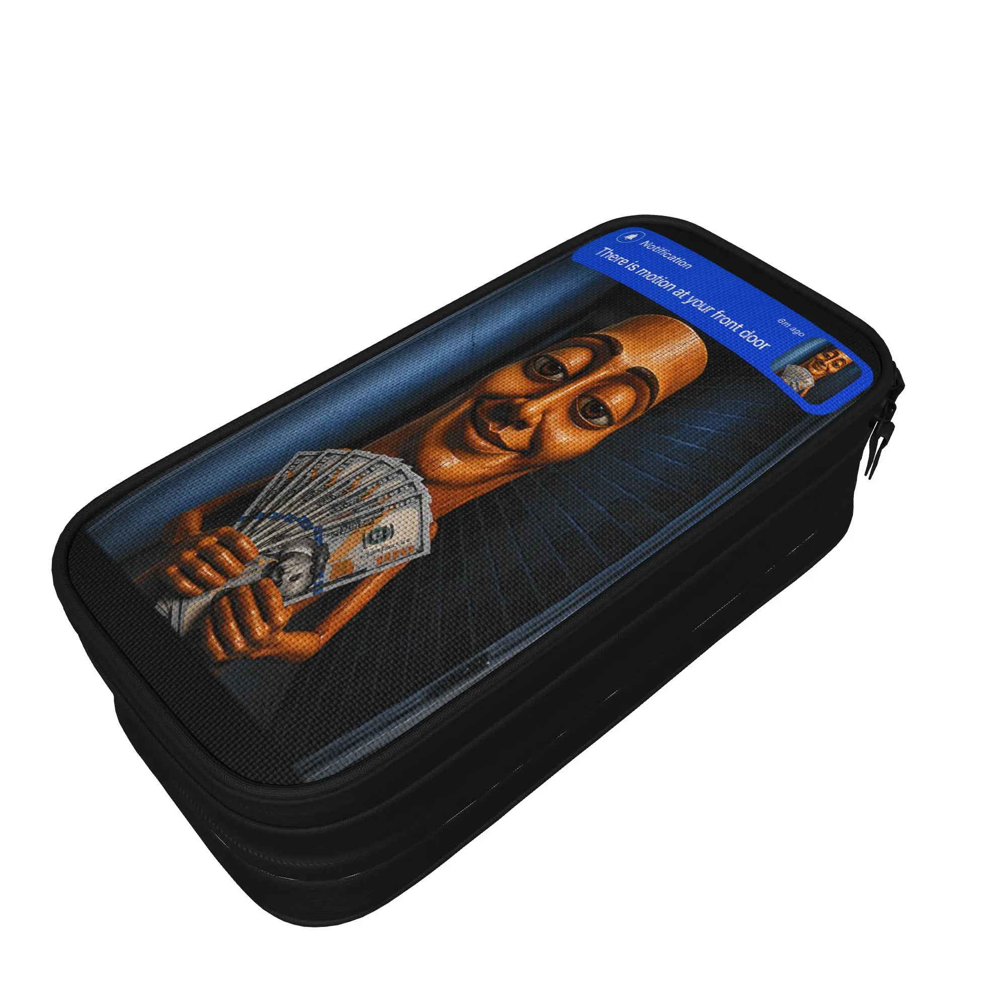 Lovely Pencil Case There is Motion at Your Front Tung Tung Sahur Money Pen Box School Pencil Cases Students Stationery Organizer
