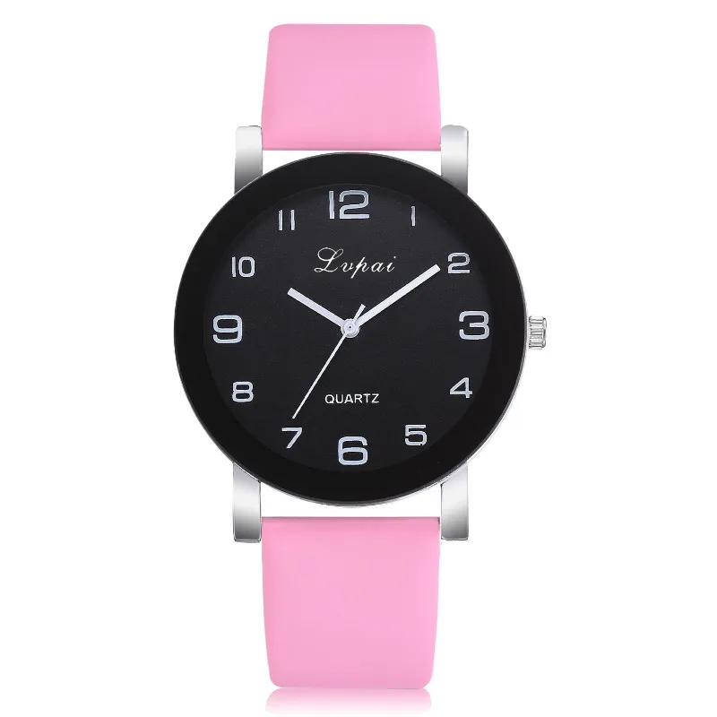 

2024 Leather Strap Men's and Women's Fashion Simple Everything Pin Buckle Quartz Watch Personality Niche Fashion