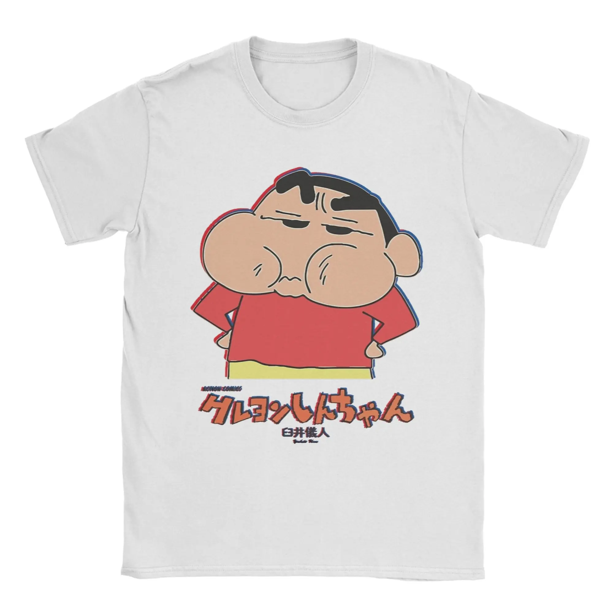 Novelty Crayon Shin chan Tshirts Unisex Cotton Short Sleeve  O-neck Summer TopsTops