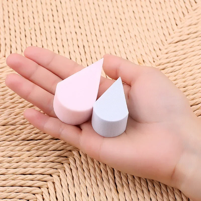 1/4/8/12pcs Liquid Foundation Cosmetics Puff Non Disposable Water Soaked Dry and Wat Dua-use Petal Shaped Fan Makeup Sponge