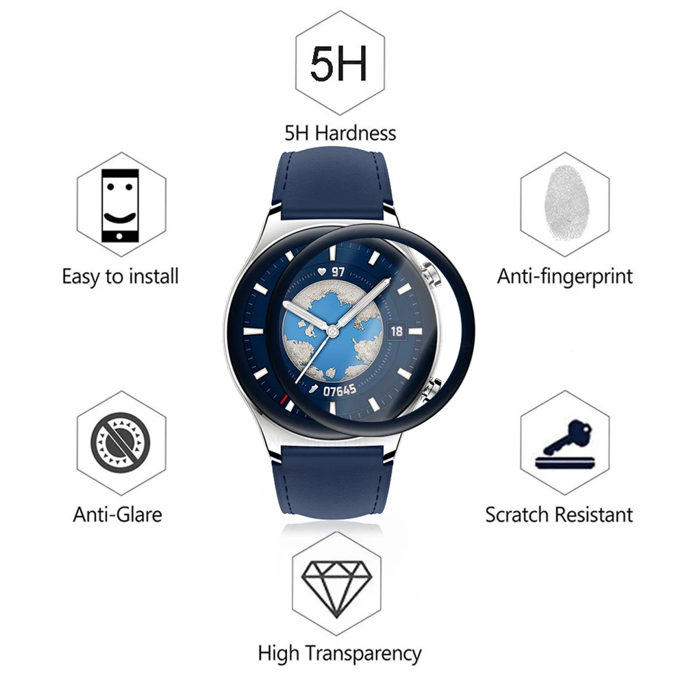 Screen Protector for Honor Watch GS 3 Smartwatch Watch Protective Front Film Explosion Proof Protector Honer Gs3 Gs Pro Watchgs3