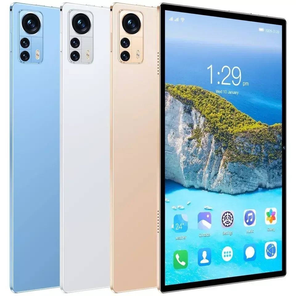 Popularny nowy 2024 Pad Mini 4GB RAM 64GB ROM Dual SIM 10.1 Inch Wifi GPS 8000mAh Big Battery Smart Tablet PC