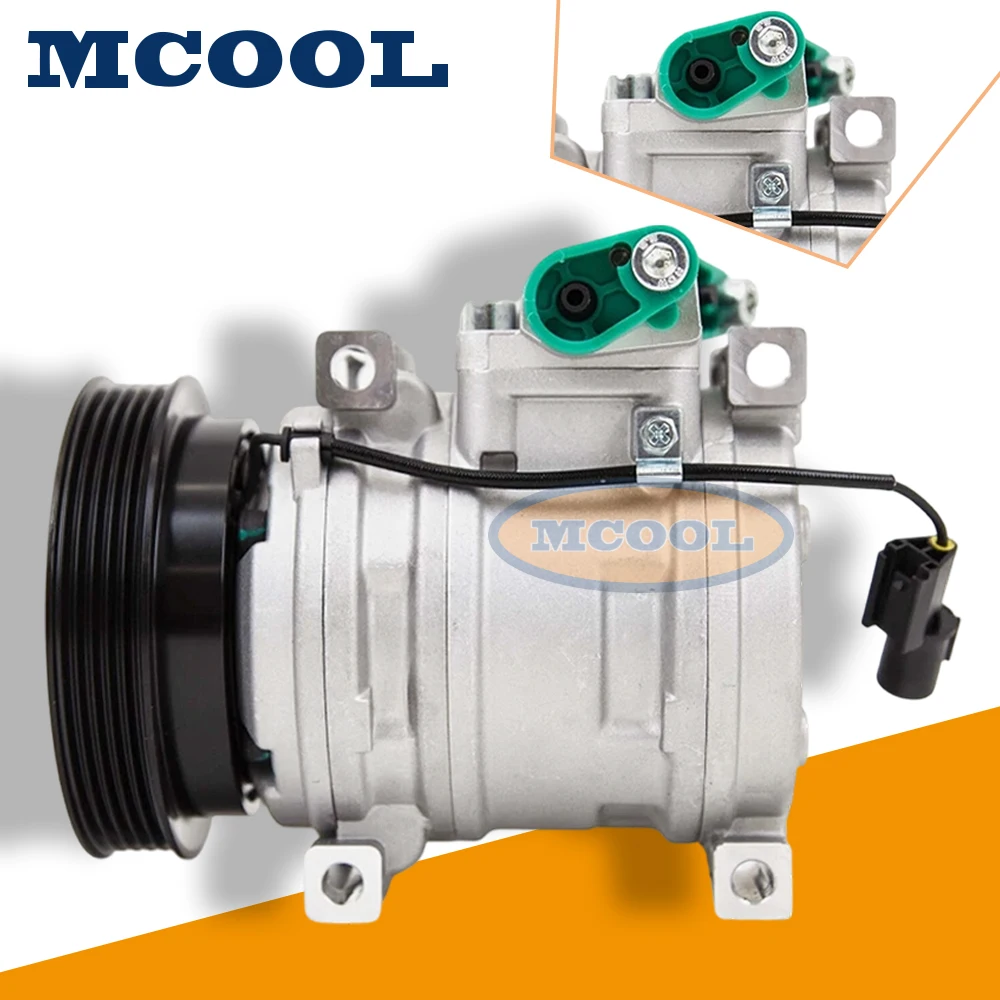 AC Compressor with Clutch For Hyundai i10 MK1 1.2 2008-2013 97701-0X100 977010X100 97701-0X300 977010X300 5 Grooves
