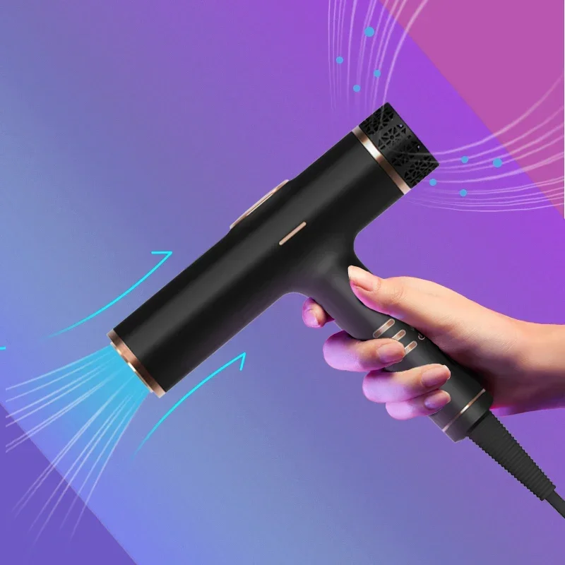 ヘアドライヤー マイナスイオン プロフェッショナル 速乾性 低騒音 家庭用電気 冷温風 ディフューザー付き