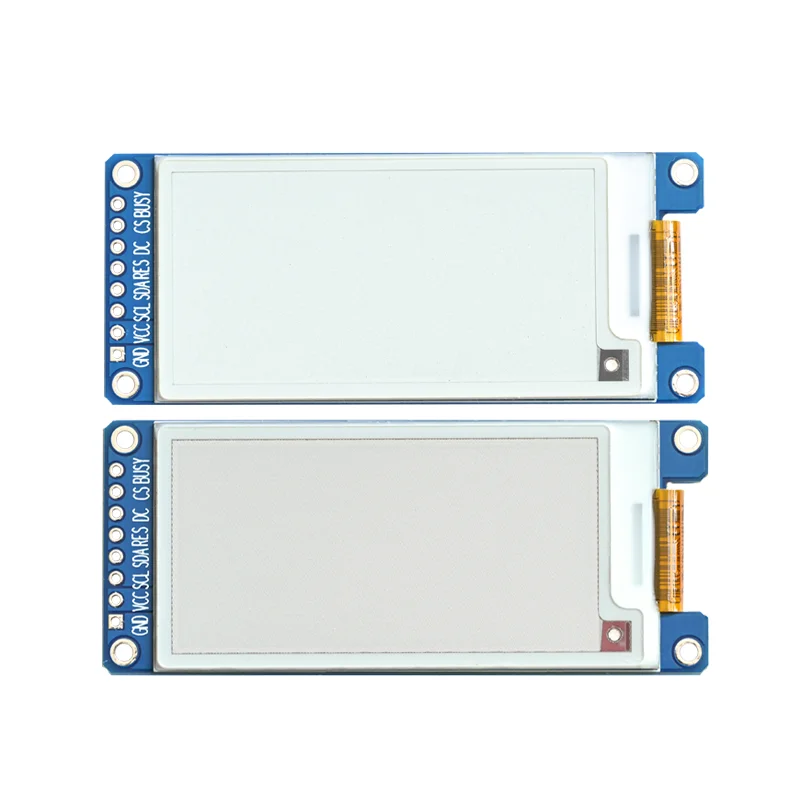 Módulo de tela de tinta e-paper de 2.9 polegadas, driver ssd1680, preto e branco, vermelho, três cores, epd, resolução 128*296, interface spi, 8 pinos
