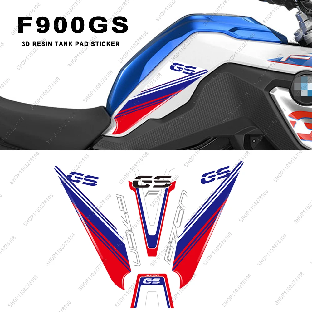 

New 3D Epoxy Sticker Kit Motorcycle Tank Pad Protection Stickers Waterproof Decorative Decal For BMW F750GS F750 GS 2018-2023