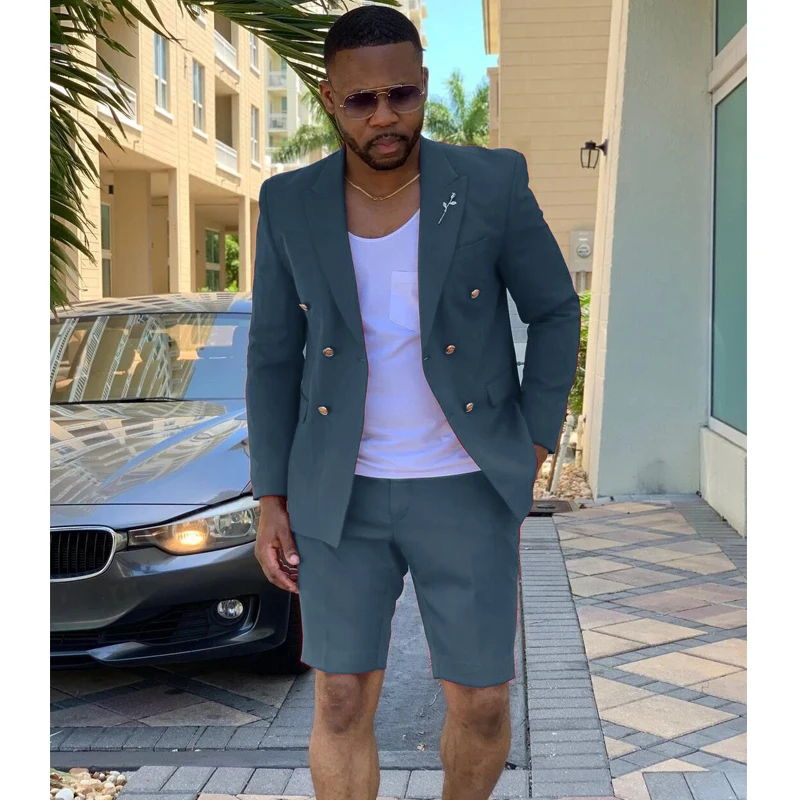 Traje de piezas para hombre, Blazer informal de verano