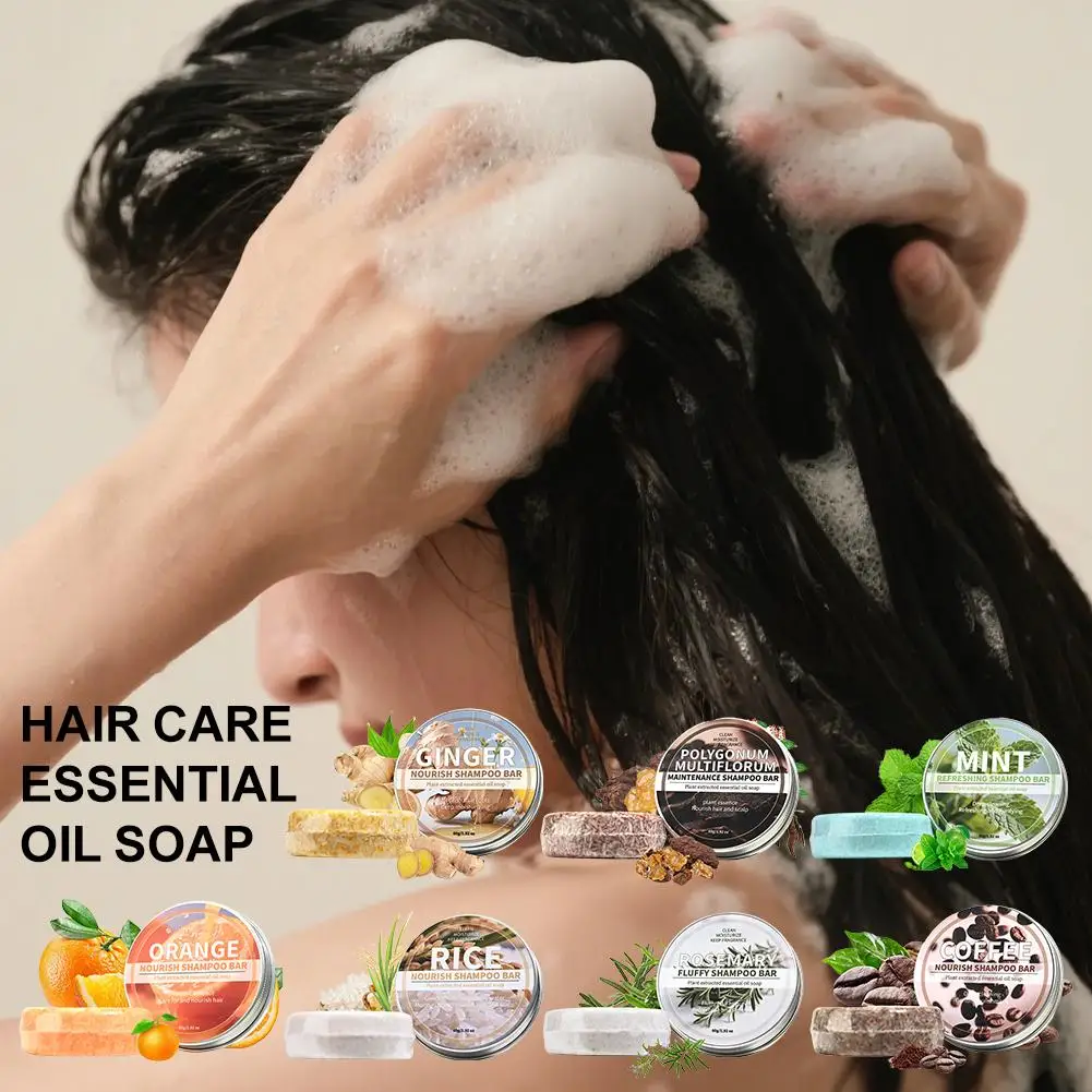 

Plant hair care essential oil for Deep Cleaning and Hair Care Silicone Free and Residue Free Handmade Essential Oil Soap