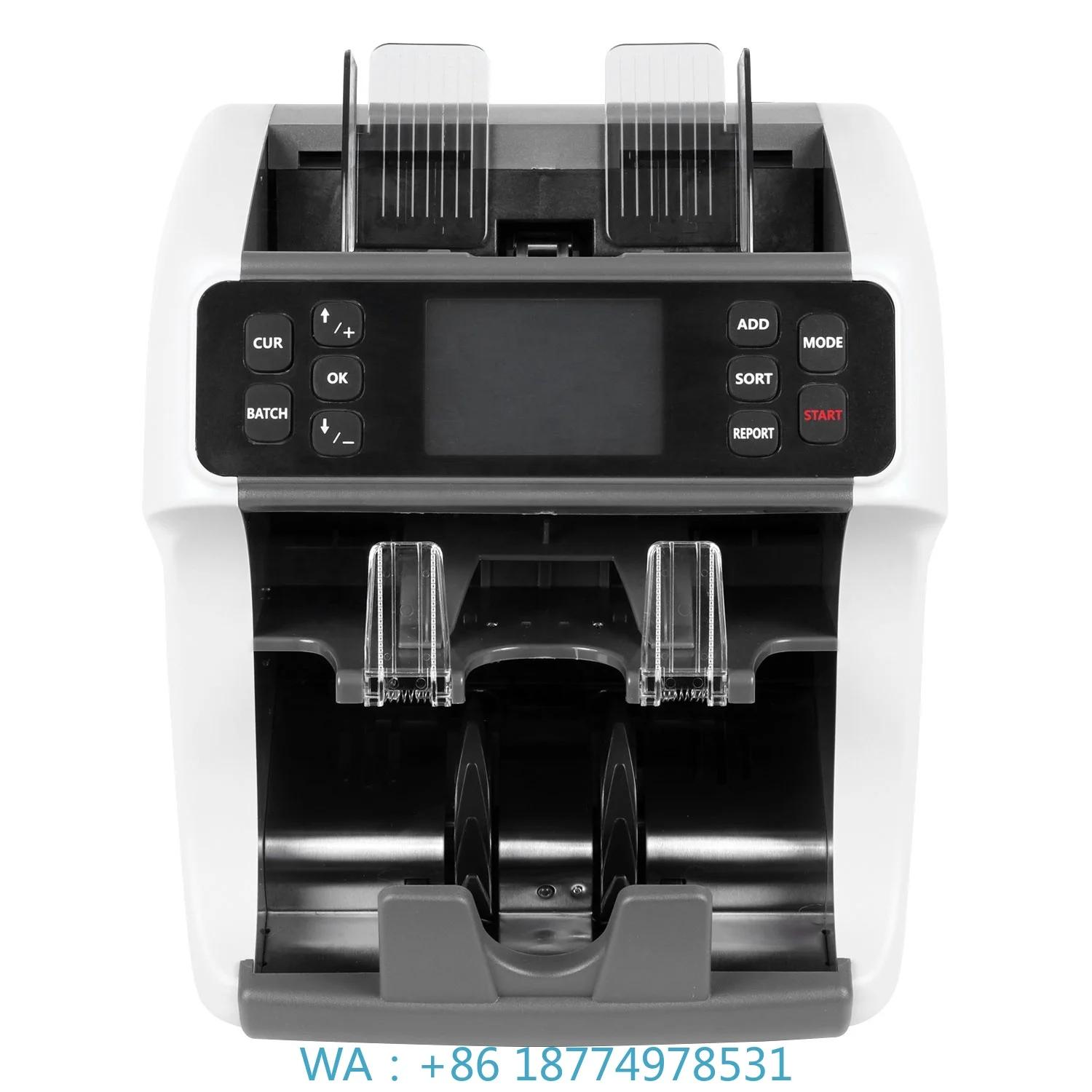 

Машина для счетчика банкнот, машина для сортировки купюр, два кармана, CIS, подсчет денежных валют