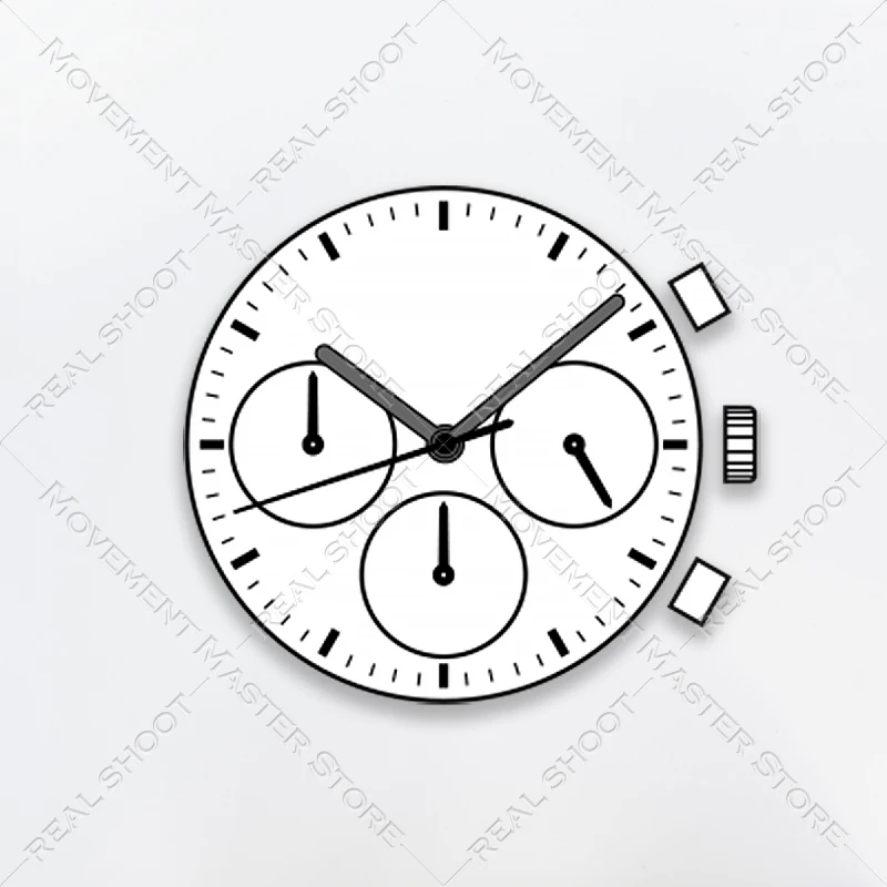 Movimiento de cuarzo Original dorado 9238, accesorios de reparación de repuesto de movimiento de reloj multifuncional de 6 manecillas