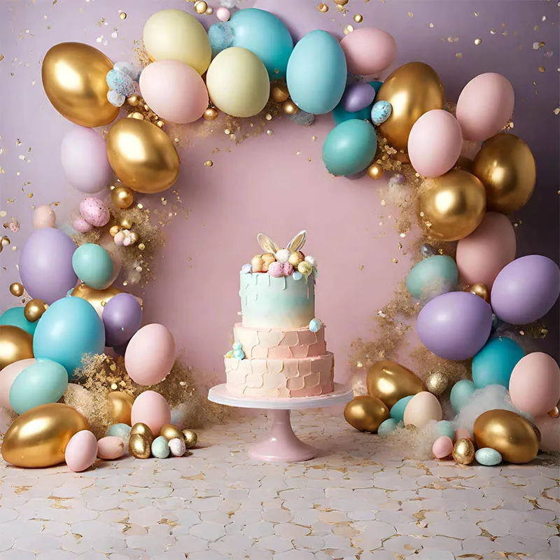 Mehofondอีสเตอร์บอลลูนการถ่ายภาพฉากหลังอาบน้ําทารกแรกเกิดภาพวันหยุดเค้กSmashฉลองไข่ตกแต่งพื้นหลัง