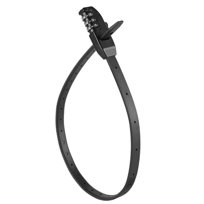 

Portable AntiThief Bicycles Strap Lock Bikes Zips Tie Cable Lock Bike Combination Cable Lock Cycling Accessories X5QF