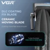 VGR トリマー プロ コードレス あごひげ トリマー 電気の 金属 クリッパー 9000RPM ヘアカット機 男性用ヘアトリマー V-640 4
