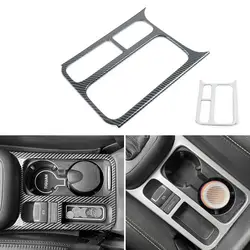 For VW Tiguan MK1 2008 - 2015 LHD Car Accessories Interior Central Control Water Cup Holder Frame Cover Sticker Trim