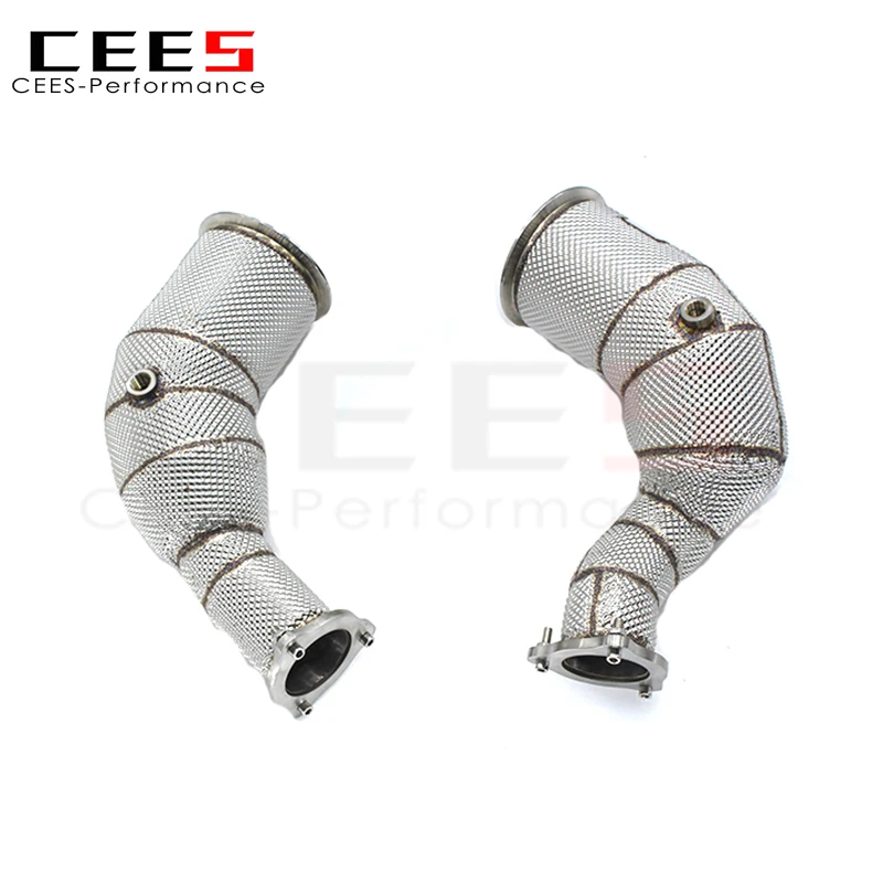 

CEES Exhaust pipe For AUDI RS5 2.9T 2019-2022 High Performance Catless downpipe 304 Stainless Steel Exhaust System