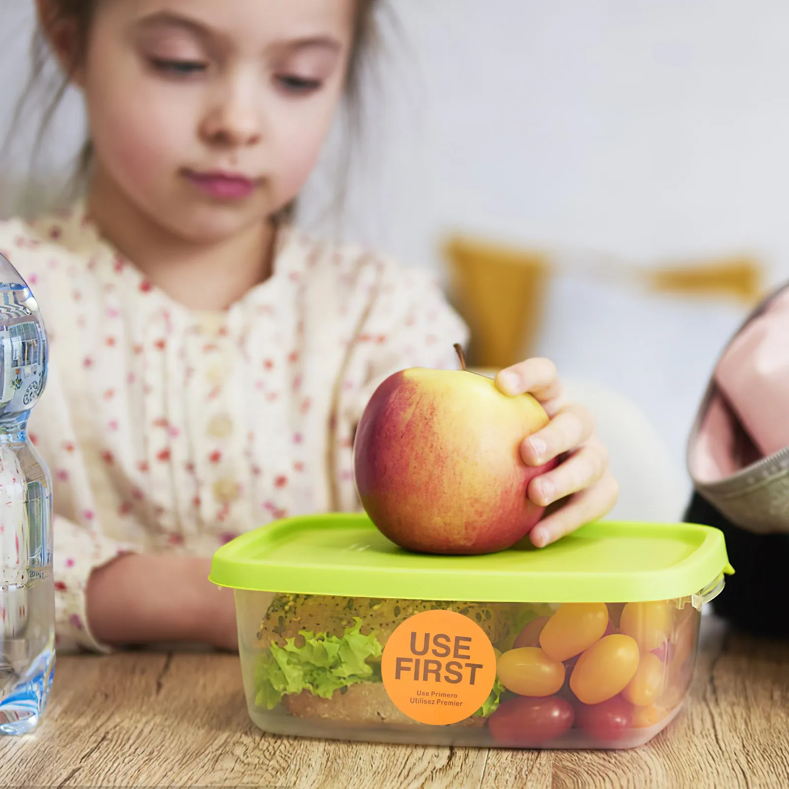 

2 Rolls Food Storage Labels Use First Stickers for Restaurant Kitchen Pantry Organization Waterproof Inventory Management Decals