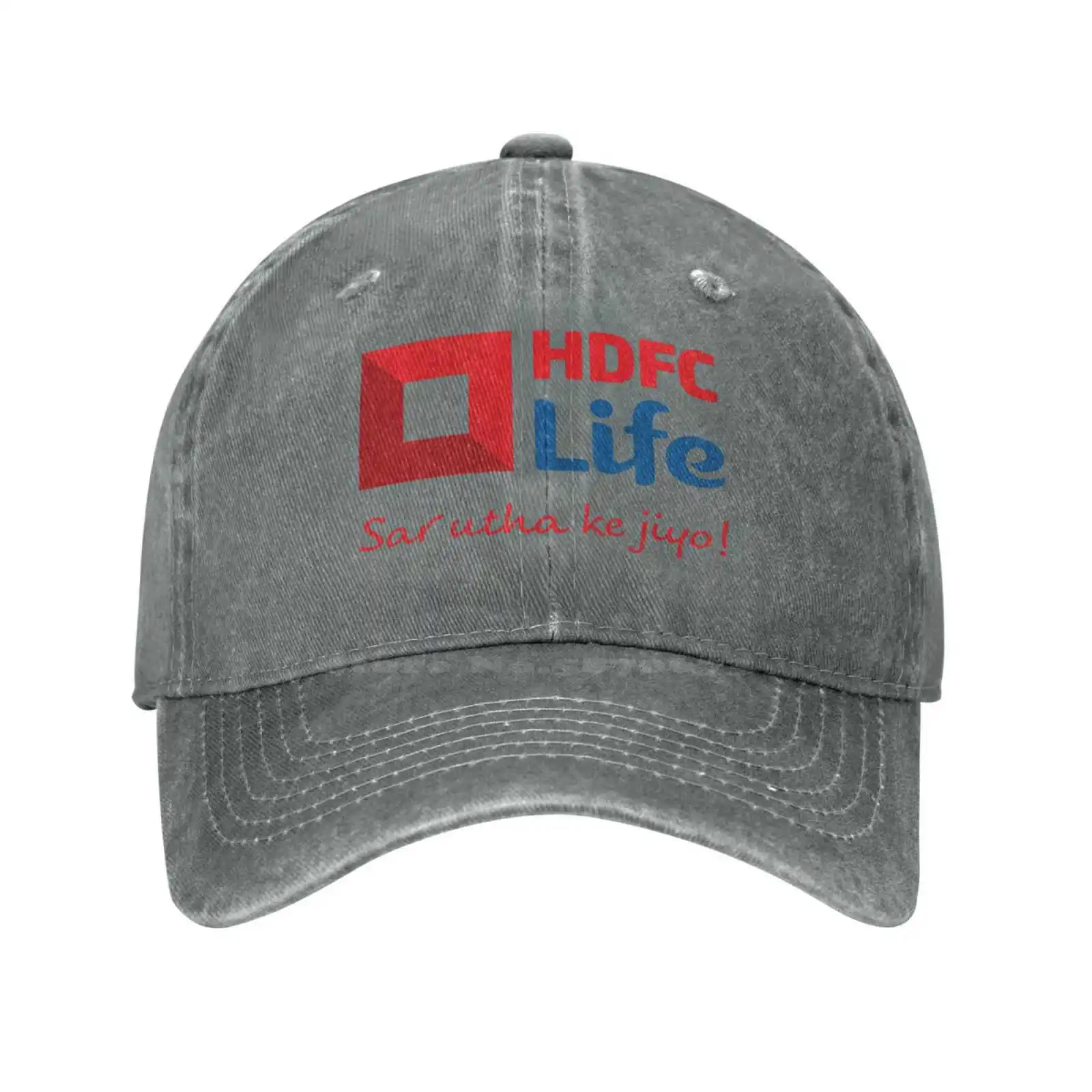 HDFC Life Logo Qualität Denim Cap Strick mütze Baseball mütze