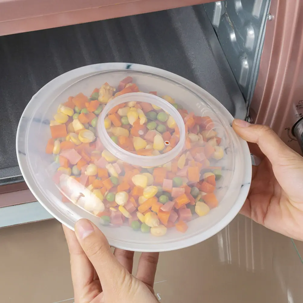 

6Pcs Premium Dish Covers Food Plate Covers Microwave Splatter Guard for Steak Bread Dessert Refrigerator Safe Bpa