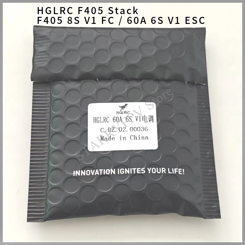 

F405 8S V1/60A 6S V1 ESC HGLRC F405 Стек 30,5*30,5 мм ICM42688P Контроллер полета Поддержка DShot600/300/150 для деталей дрона FPV