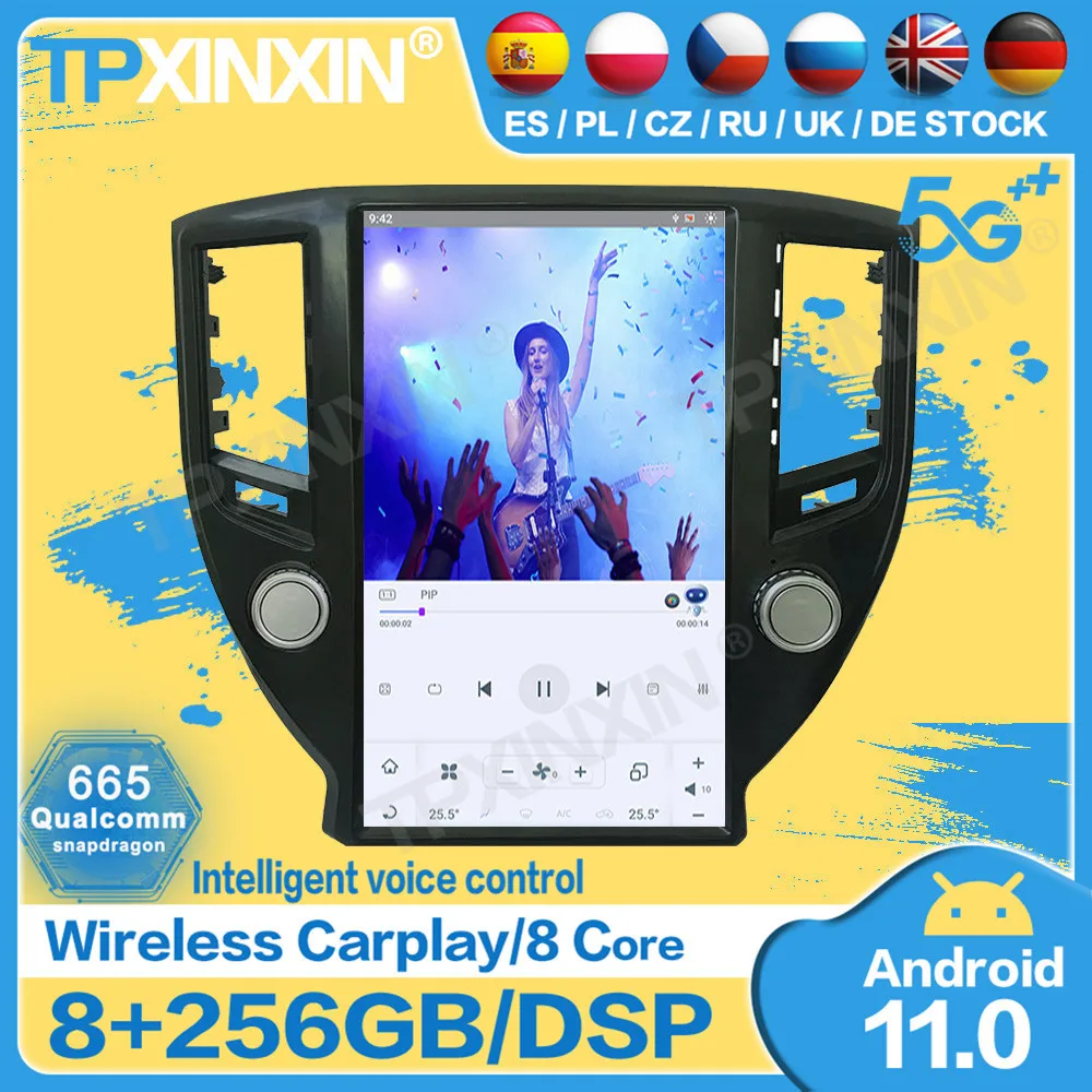 

Радио Qualcomm Tesla 1 Din стерео приемник Android 11 для Toyota Crown 2014 GPS плеер навигация Авто Аудио Авторадио головное устройство