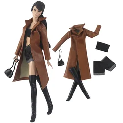 Handmade BABI CLOTHES Leather Clothing Outfit for 11.5 inch 30cm Doll bjd clothes Many Style Gifts for doll accessories 03