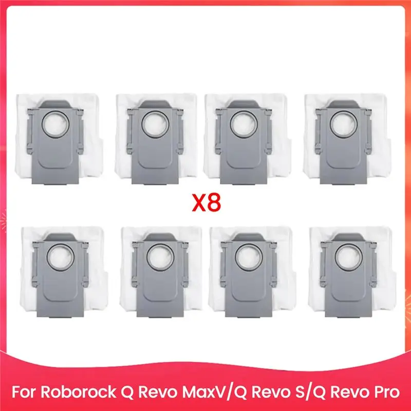 AEE2-Vacuum Dust Bag Fit For Roborock Q Revo Maxv/Q Revo S/Q Revo Pro Spare Parts Large Capacity Dust Bag Replacement