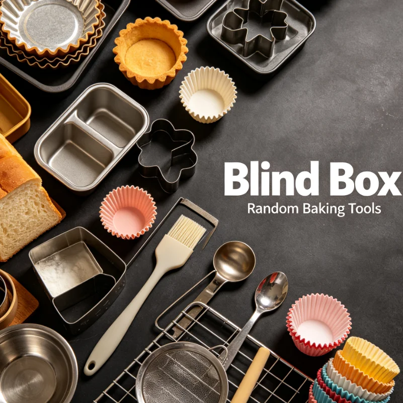 Hot Sale Mystery Blind Box, Mixed Themed Baking Molds Random Kitchen Bakeware Shipment