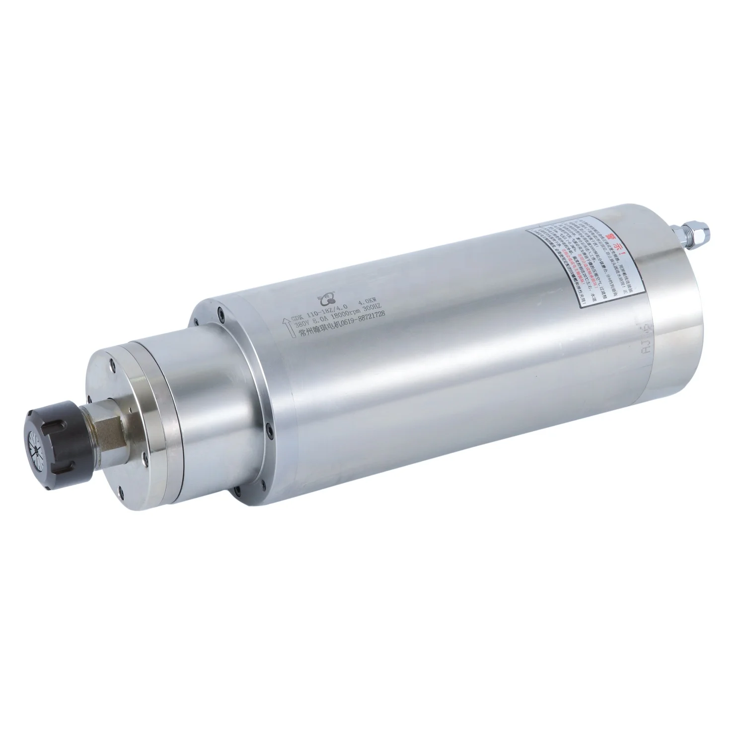 

GDK110-24Z/4.0 300HZ 18000rpm 4KW High Speed Metal Cutting Spindle Motors for CNC Machine