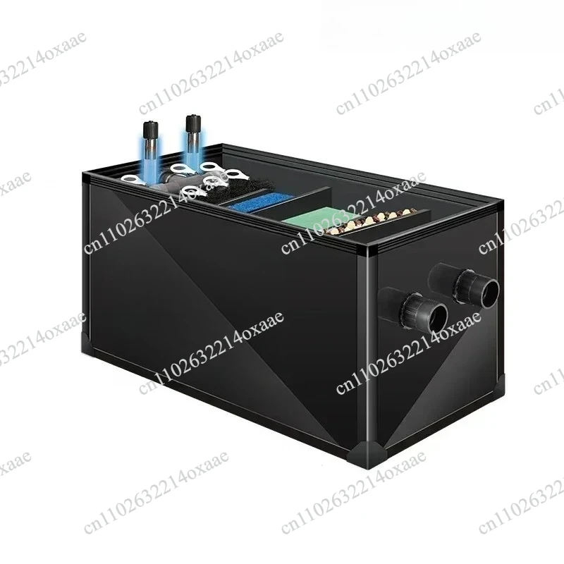 Koi Pond Filter Box, Outdoor Water Circulation & Purification System for Landscape Pool