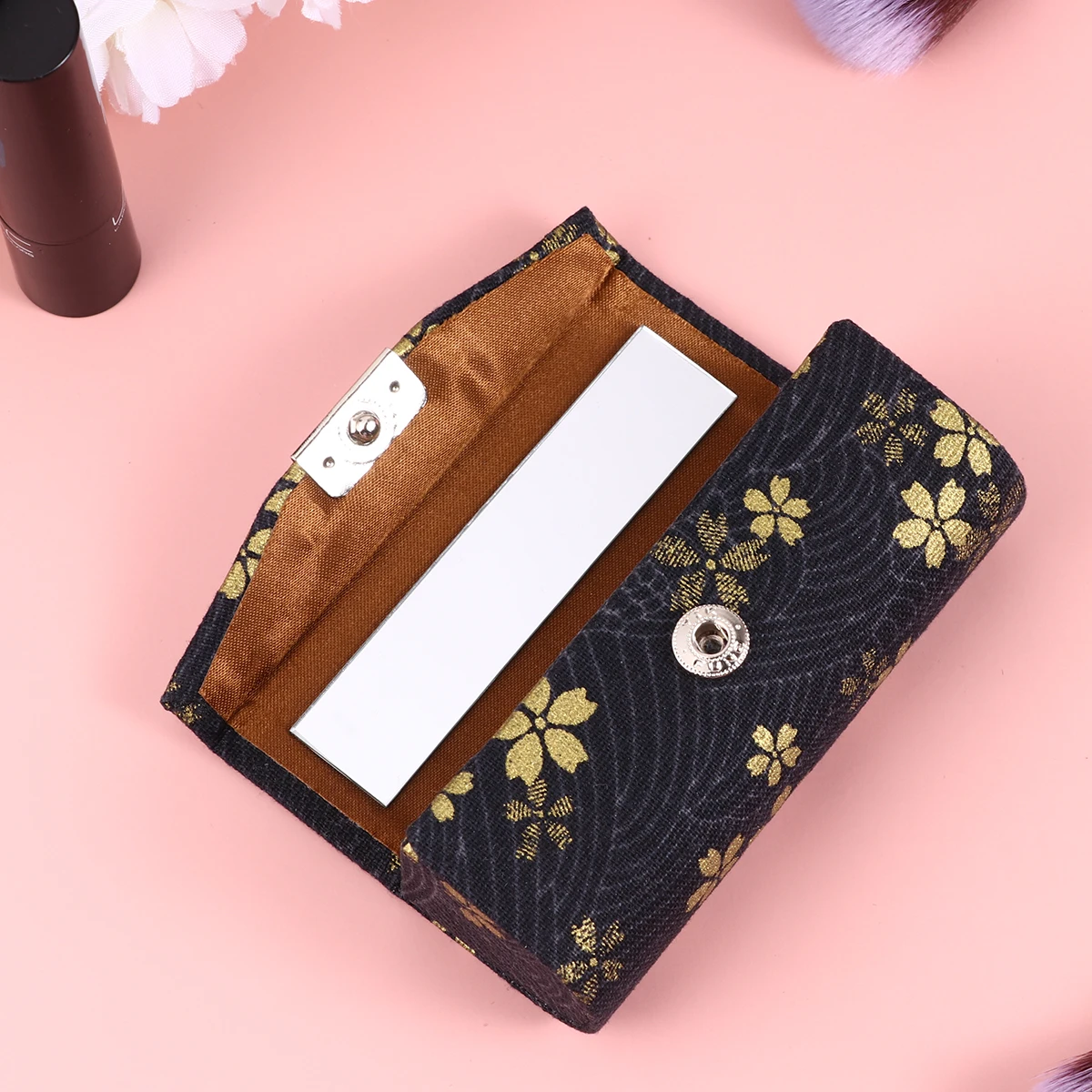 

Lipstick Box Organizer Gift Holder Storage Premium Material Durable Easy Clean Pattern Elegant Fashion Display Case Home Makeup