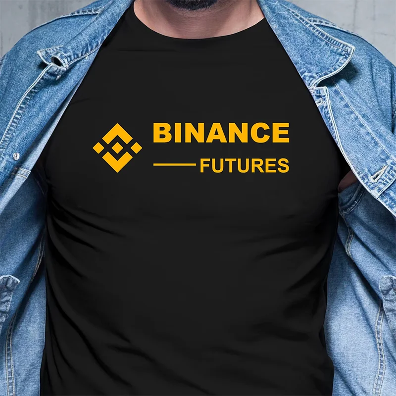 Binance Coin Cryptocurrency Miners TShirt For Men Binance BNB Futures Crypto Coin Soft Leisure Tees T Shirt Trendy Fluffy tshirt