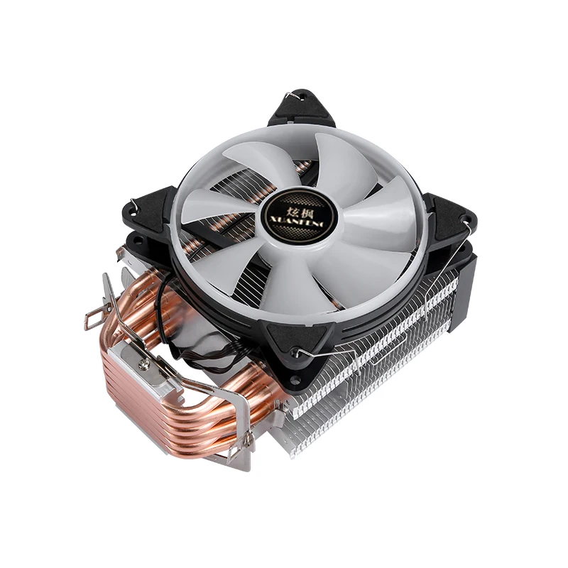 XUANFENG متوافق مع Intel i5/i7/i9/x79/x99 4/6 أنابيب الحرارة 120 مم Argb Fan معالج تبريد وحدة المعالجة المركزية تثبيت LGA2011 115x 1200 1700 AMD