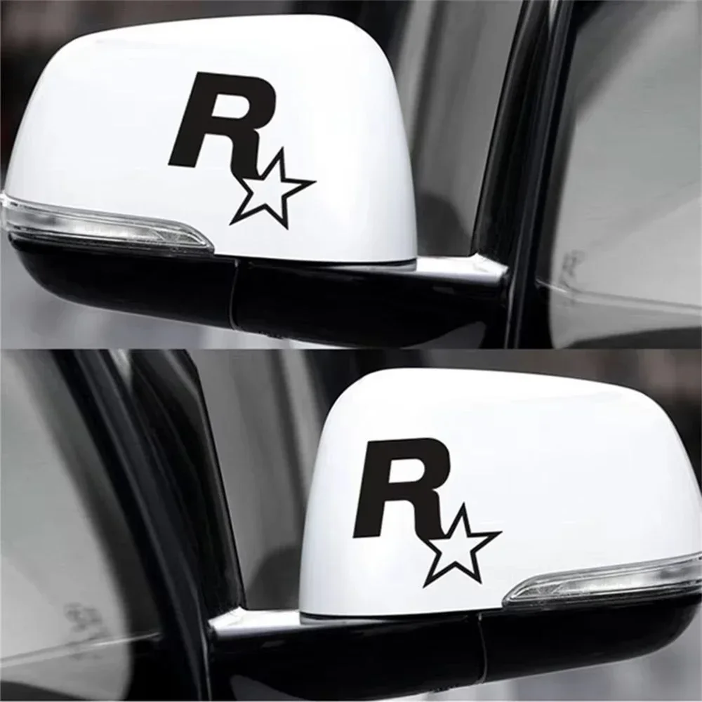 ملصقات السيارات لـ Rockstar Game GTA5 ملصق تزيين عاكس لغطاء خزان الوقود ملصقات الكمبيوتر المحمول الممتصة للزجاج الأمامي