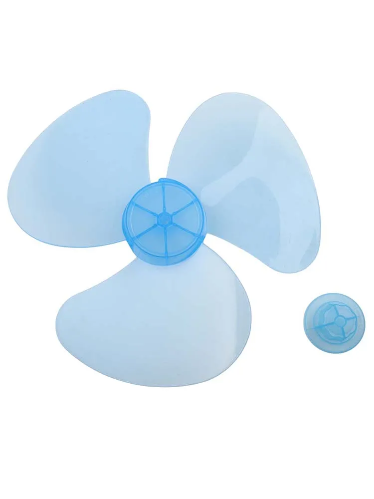 3 Leaves Fan Blade Fan Blade Central Round Hole Powerful Airflow Sturdy Plastic Construction Three Leaves Design Home Cooling