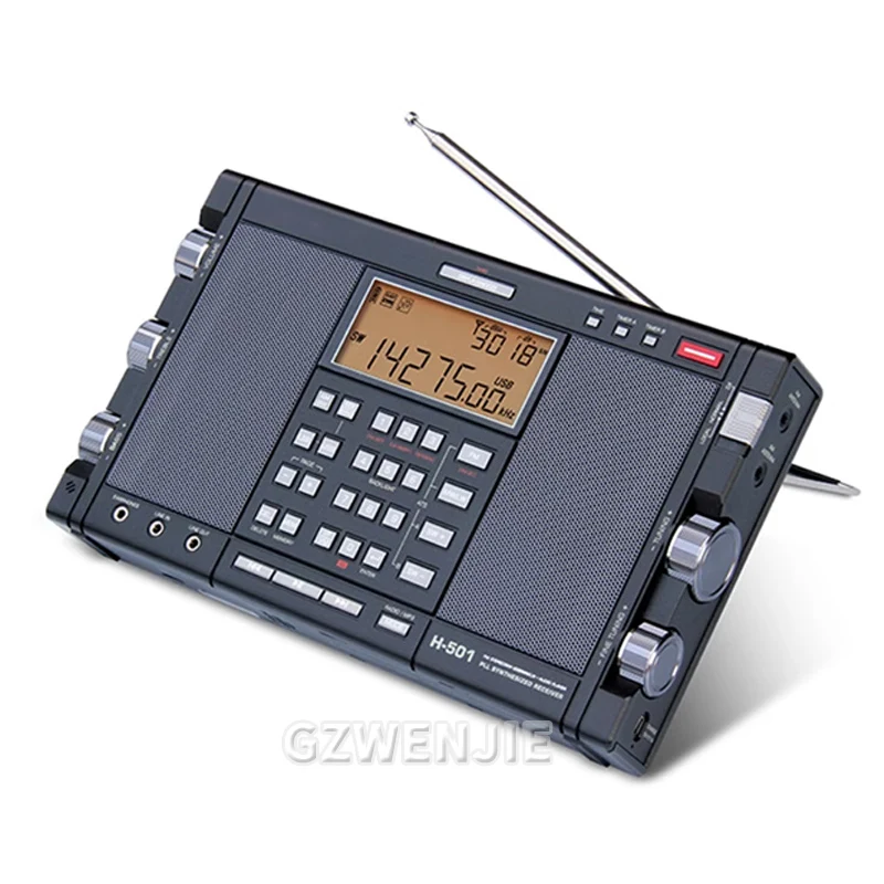 H-501 Portable Stereo Radio Full Band FM SSB Radio Receiver Dual-Horn Speaker With Radio Music Player Tecsun H501