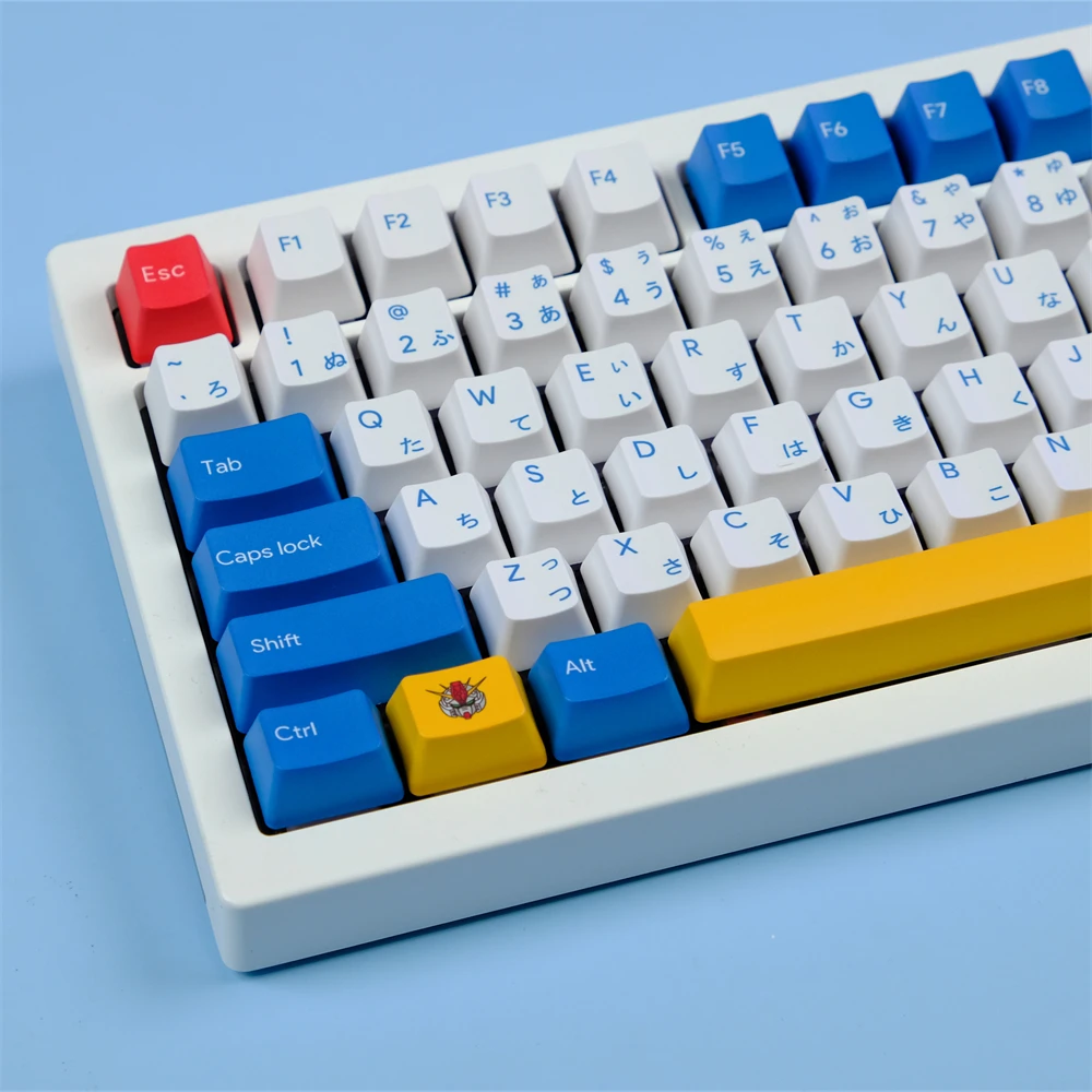 Clavier mécanique en PBT, 129 prédire, sans profil, sublimation de colorant, pour commutateur MX