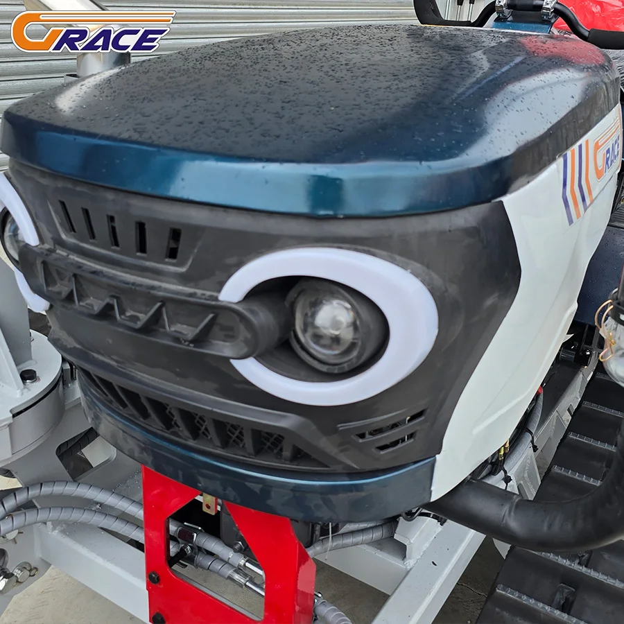 المصنع الصيني جرار زاحف صغير 25HP 35HP 40HP المزارعين الصغيرة الحارث الصغير عجلة دوارة جرار للبيع