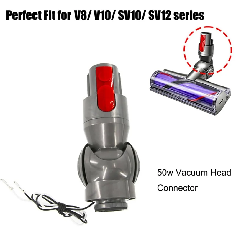 

A24P 50 Вт с прямым приводом, всасывающая вакуумная головка для Dyson V8 V10 SV10 SV12, запасная часть для подключения пылесоса