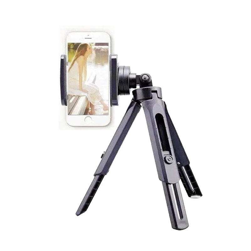 Portable Extendable Mini Desktop Smartphone Tripod Mount Cell Phone Selfie Stick Tripod Phone Holder For Live Video Selfie