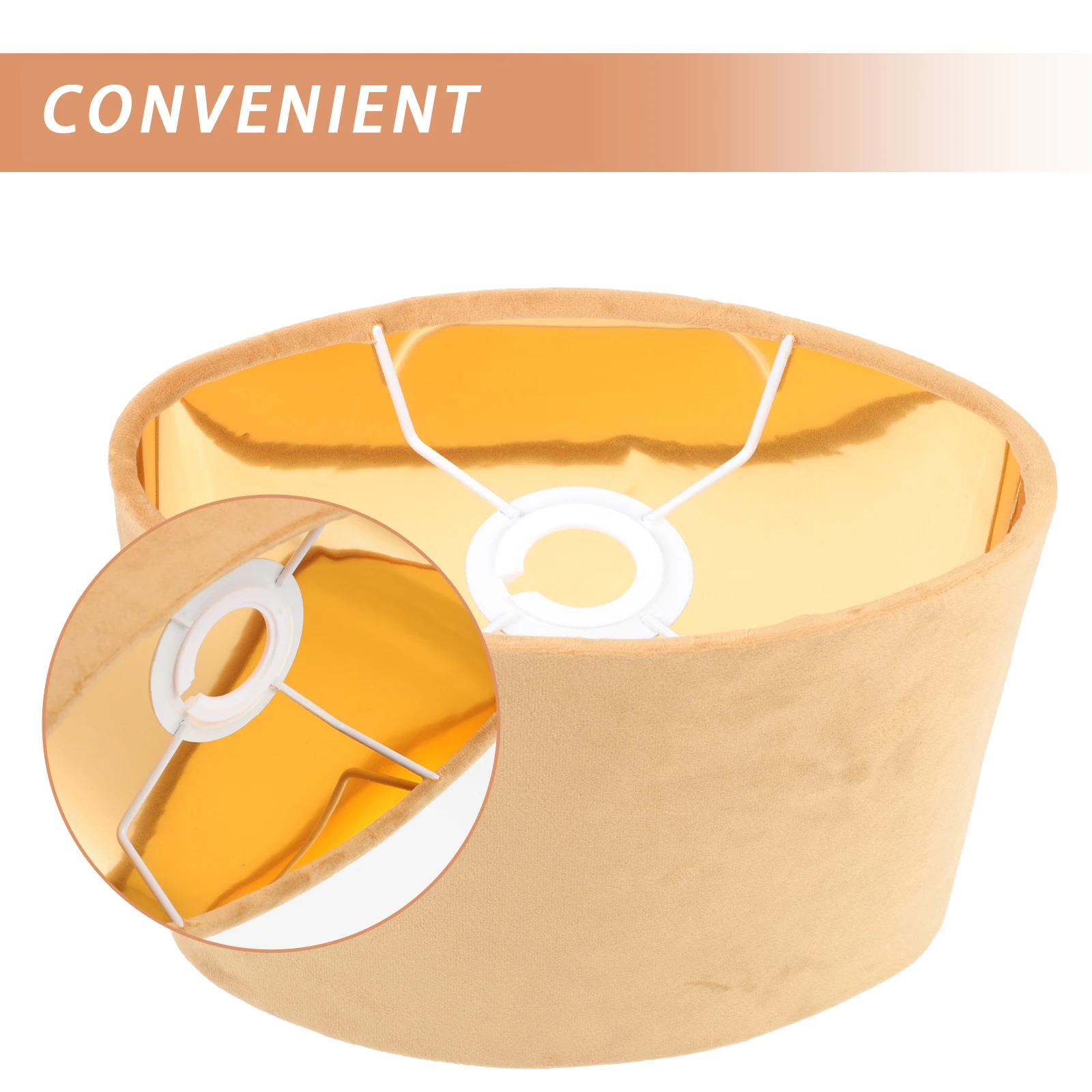 

1Pcs Durable Oval Lampshade Stable Simple Cloth Lamp Cover Practical Bedside Floor Lamp Decorative Light Practical Light Cover