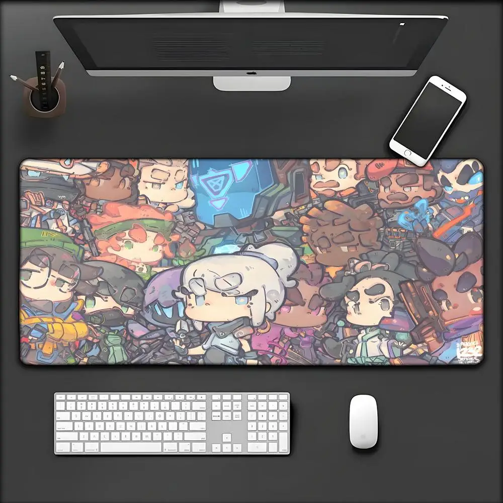 Valorant Large Mouse Pad Anime Cartoon Deskmat Gaming Mousepad Gamer Desk Protector Pc Accessories Keyboard Mat Cute Mause Pads
