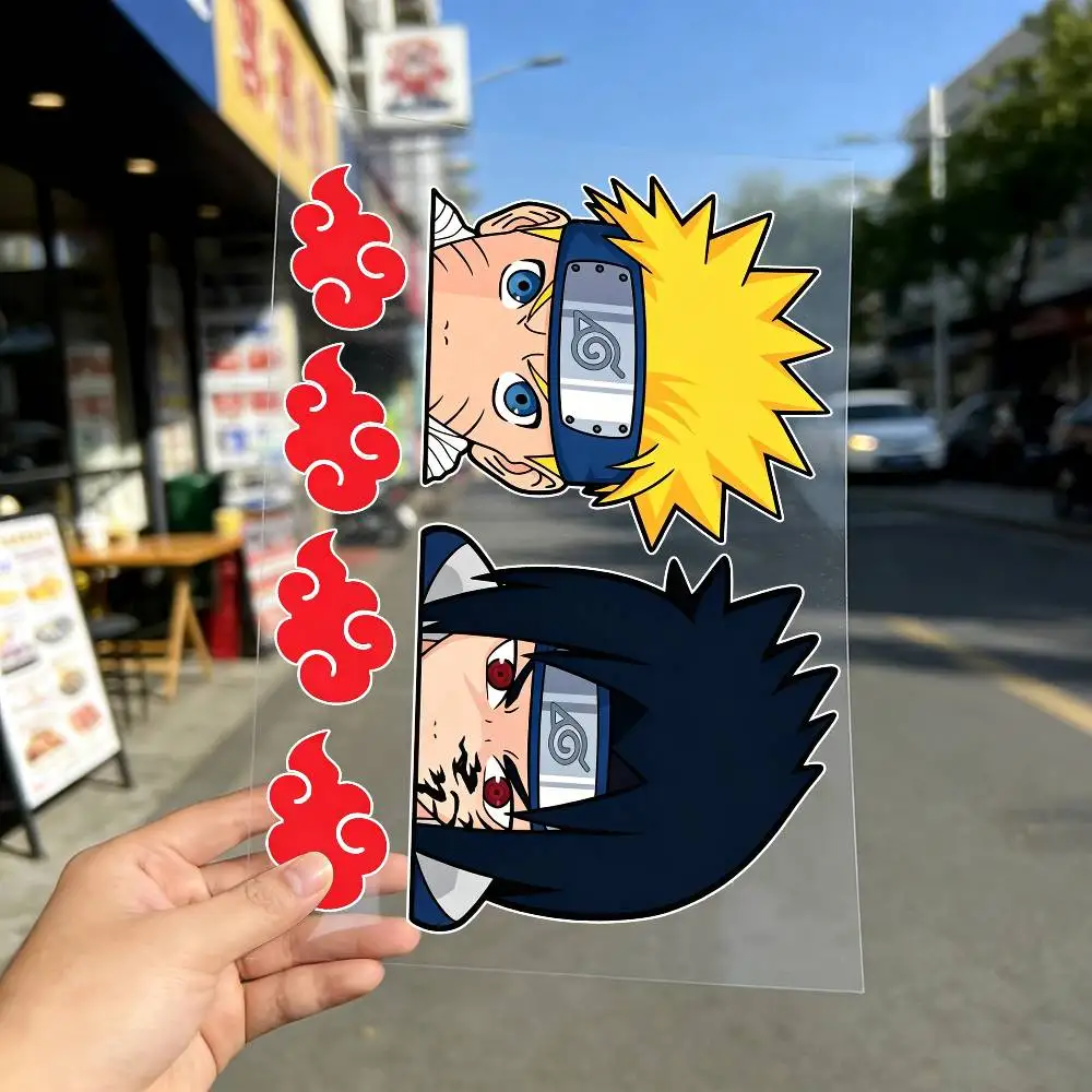 FOR NARUTO ANIME Reflective Motorcycle Stickers Waterproof Vinyl Decals for Motorbike Helmet Fuel Tank Bike