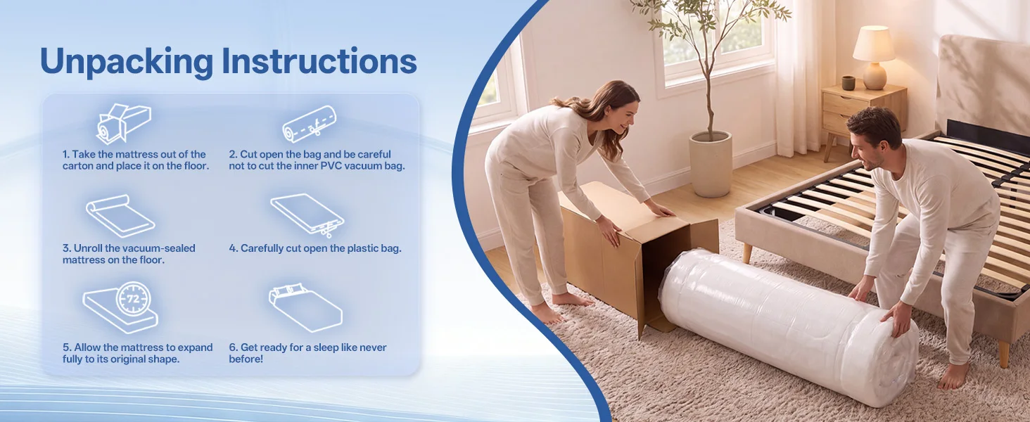 7-Zonen Taschenfederkernmatratze Neuheit 90/120/140x200cm 25cm Atmungsaktiv & Feste Unterstützung Bewegungsisolations-Design Perfekt für Schlafsaal, Gästezimmer & Schlafzimmer – Detail 5