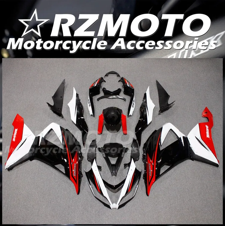 

4 подарка, новый комплект обтекателей из АБС-пластика, подходит для Kawasaki ZX-6R 599 ZX6R 636 2013 2014 2015 2016 2017 2018, кузов красного, черного и белого цветов