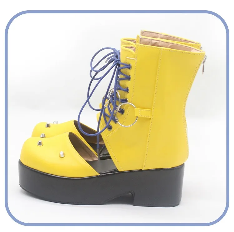 A.B.A Cosplay Schuhe PU Leder Schuhe Anime Zubehör Cosplay Requisiten Halloween Karneval Stiefel Nach Maß