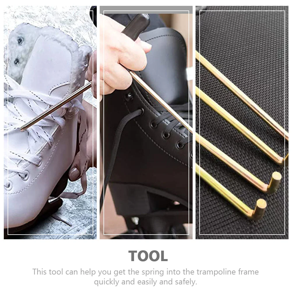 5 Pcs Skate Shoe Hook Pulling Shoelace Tool Supplies Portable Pullers Tools Plastic Durable