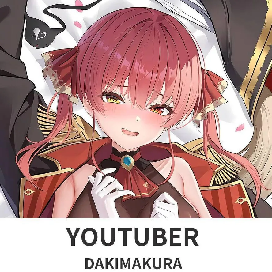 

Dakimakura Body Pillow Case Cover Youtuber Houshou Marine 2WAY Hing Anime Cushion